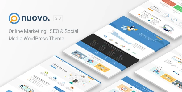 Nuovo – Social Media, Digital Marketing Agency, SEO WordPress Theme