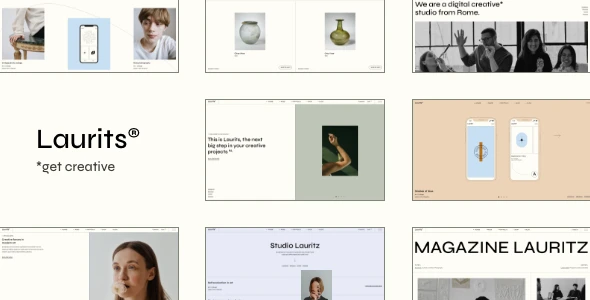 Laurits – Portfolio and Agency WordPress Theme